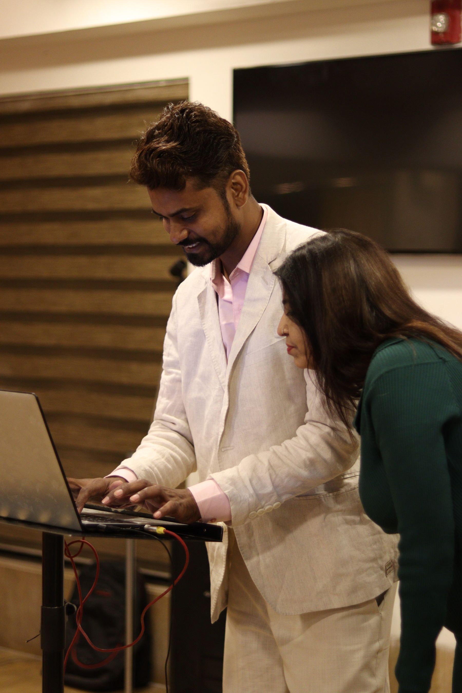 Indian professionals collaborating during a business planning discussion
